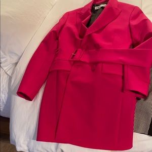 Zara magenta blazer dress